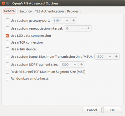 VPN σε Ubuntu - screenshot 2
